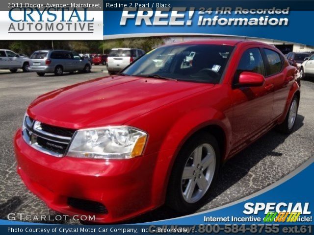 2011 Dodge Avenger Mainstreet in Redline 2 Pearl