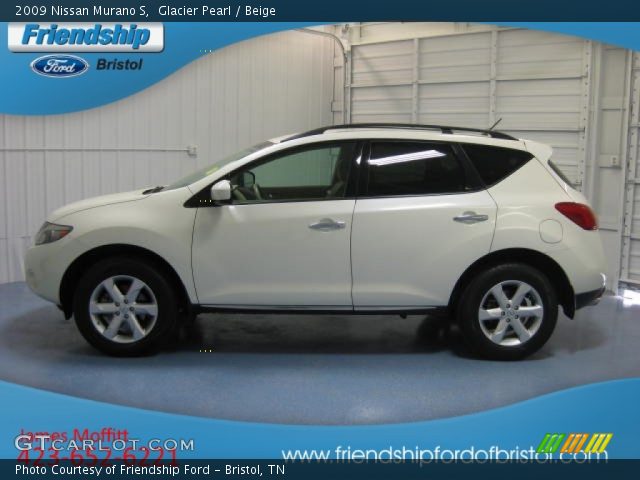 2009 Nissan Murano S in Glacier Pearl
