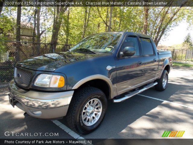 2003 Ford F150 King Ranch SuperCrew 4x4 in Charcoal Blue Metallic