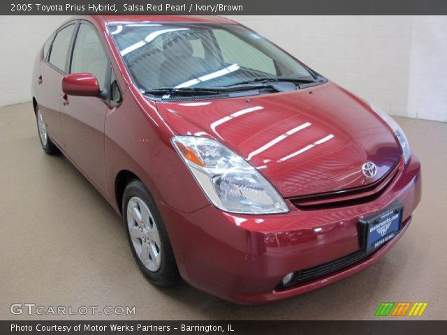 2005 Toyota Prius Hybrid in Salsa Red Pearl