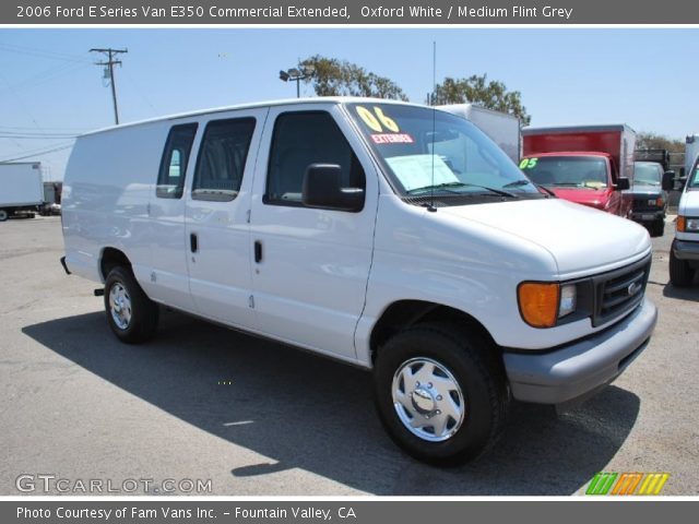 2006 Ford E Series Van E350 Commercial Extended in Oxford White