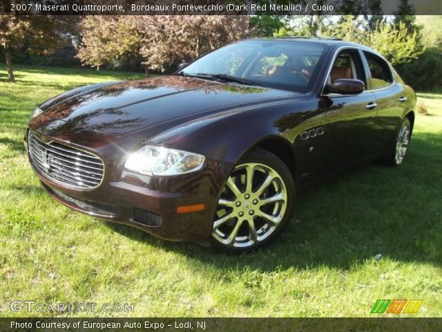 2007 Maserati Quattroporte  in Bordeaux Pontevecchio (Dark Red Metallic)