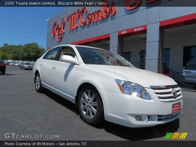 2005 Toyota Avalon Limited in Blizzard White Pearl