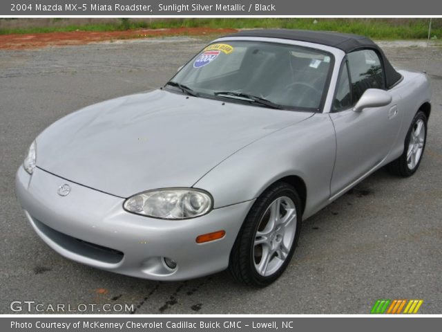 2004 Mazda MX-5 Miata Roadster in Sunlight Silver Metallic