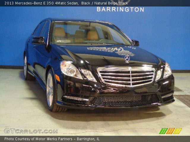 2013 Mercedes-Benz E 350 4Matic Sedan in Black