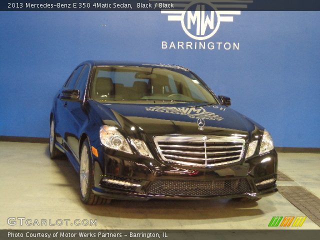 2013 Mercedes-Benz E 350 4Matic Sedan in Black