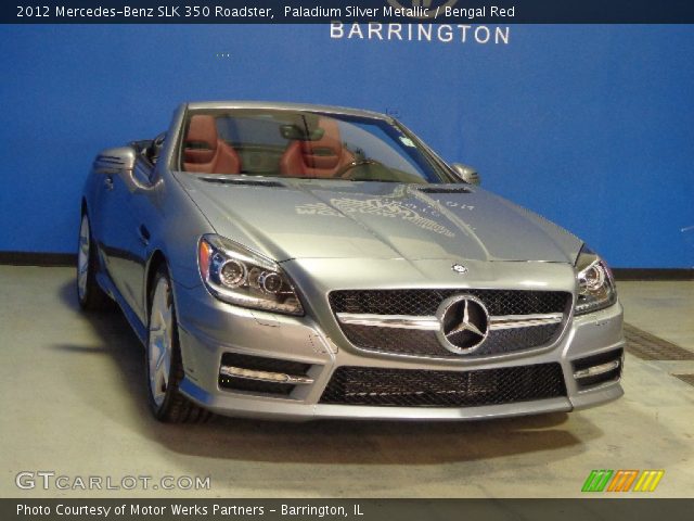 2012 Mercedes-Benz SLK 350 Roadster in Paladium Silver Metallic