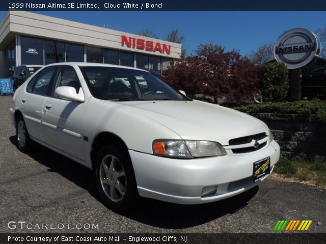 1999 Nissan Altima SE Limited in Cloud White