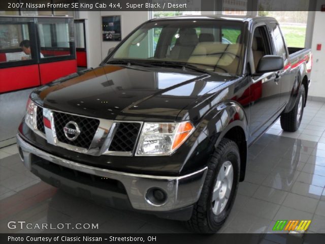 2007 Nissan Frontier SE King Cab 4x4 in Super Black