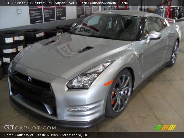 2014 Nissan GT-R Premium in Super Silver