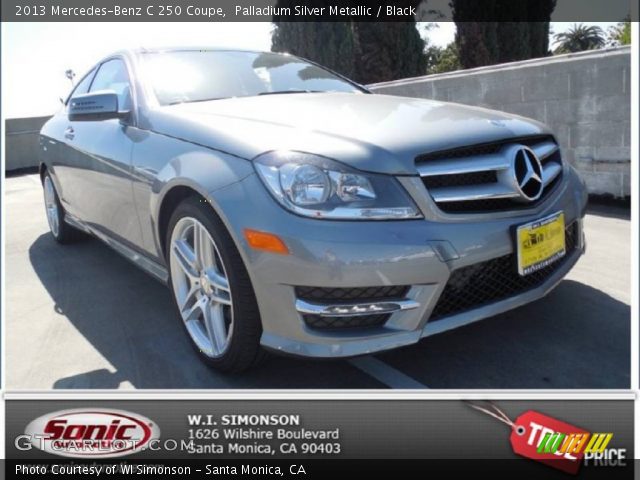 2013 Mercedes-Benz C 250 Coupe in Palladium Silver Metallic