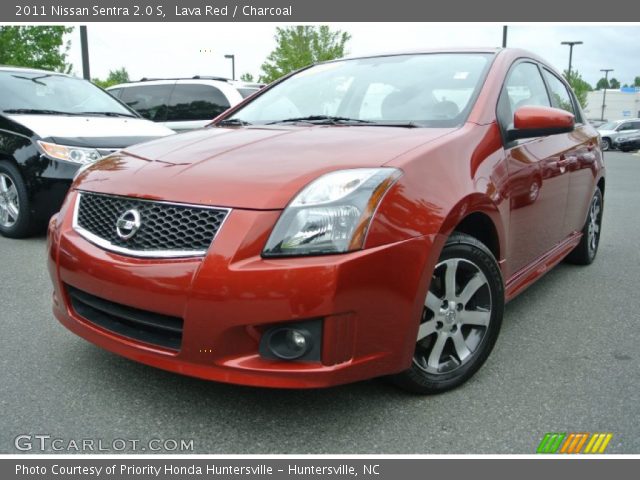 2011 Nissan Sentra 2.0 S in Lava Red