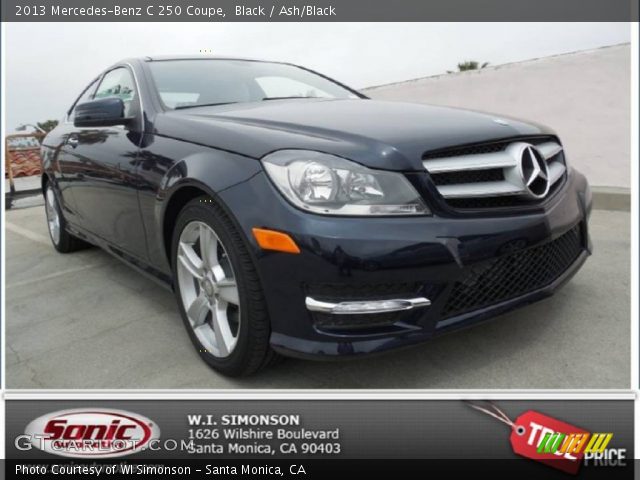 2013 Mercedes-Benz C 250 Coupe in Black