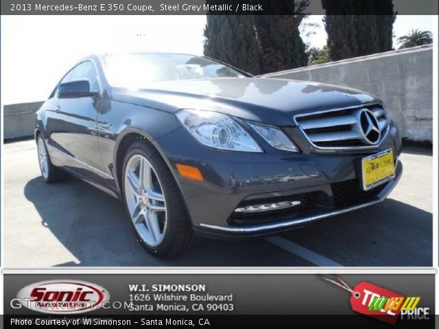 2013 Mercedes-Benz E 350 Coupe in Steel Grey Metallic