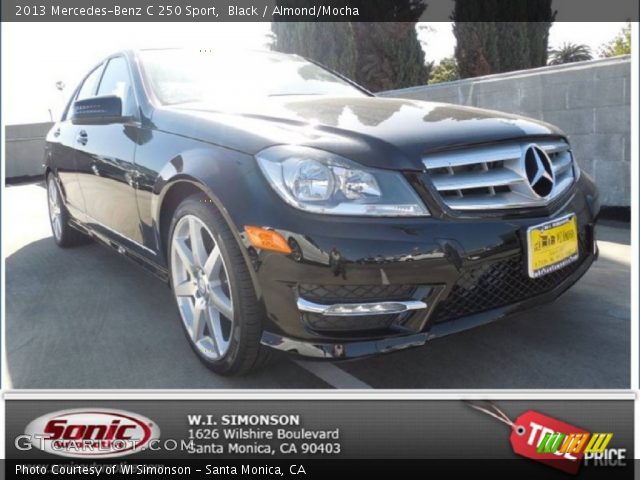 2013 Mercedes-Benz C 250 Sport in Black