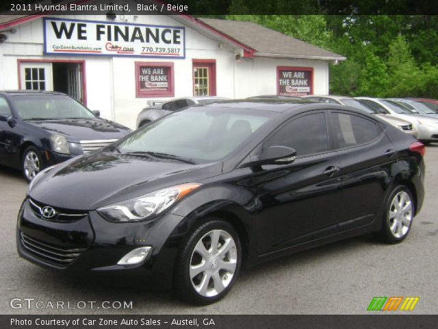 2011 Hyundai Elantra Limited in Black