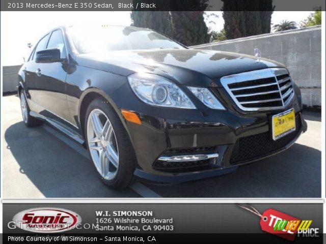 2013 Mercedes-Benz E 350 Sedan in Black