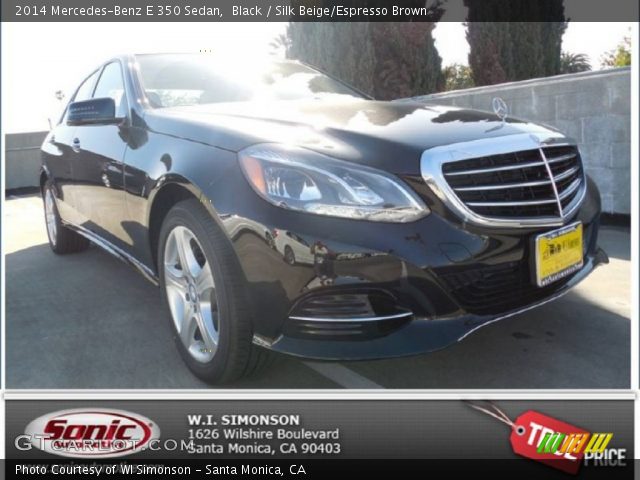 2014 Mercedes-Benz E 350 Sedan in Black