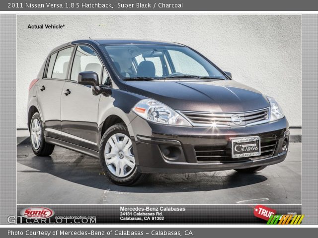 2011 Nissan Versa 1.8 S Hatchback in Super Black