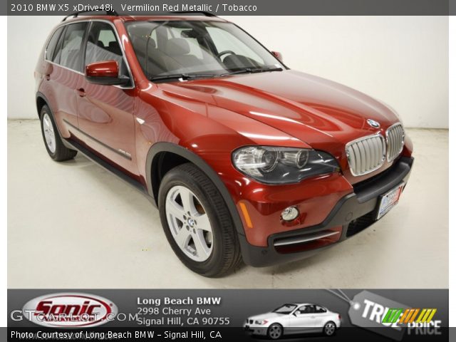 2010 BMW X5 xDrive48i in Vermilion Red Metallic