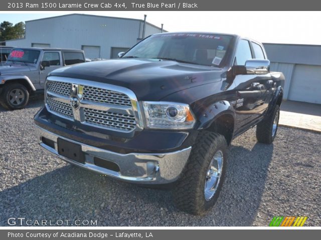 2013 Ram 1500 Laramie Crew Cab 4x4 in True Blue Pearl