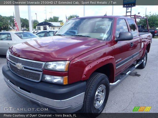 2005 Chevrolet Silverado 2500HD LT Extended Cab in Sport Red Metallic