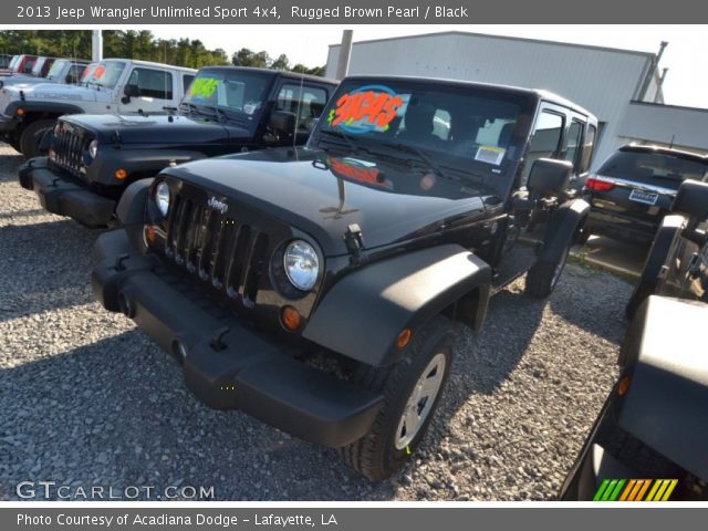 2013 Jeep Wrangler Unlimited Sport 4x4 in Rugged Brown Pearl