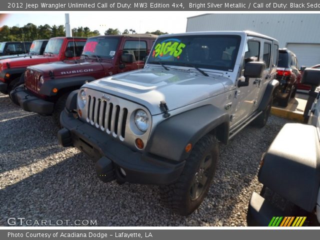 2012 Jeep Wrangler Unlimited Call of Duty: MW3 Edition 4x4 in Bright Silver Metallic