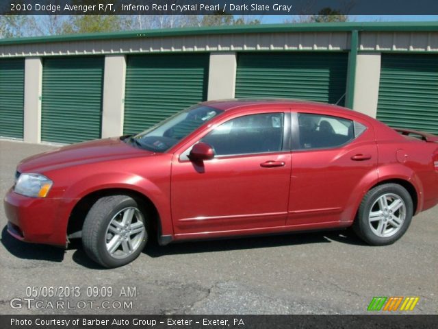 2010 Dodge Avenger R/T in Inferno Red Crystal Pearl