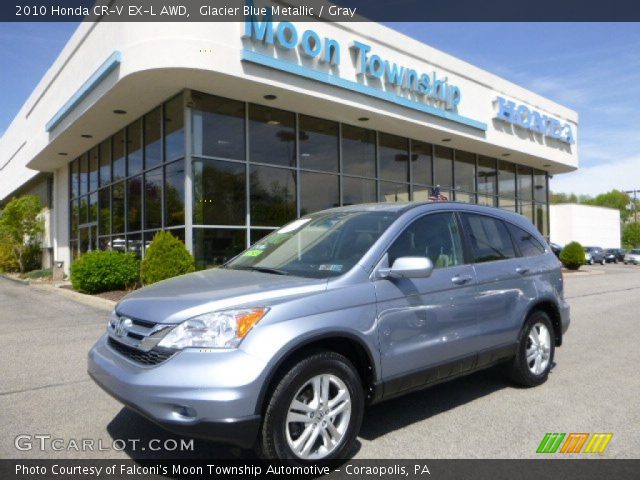 2010 Honda CR-V EX-L AWD in Glacier Blue Metallic