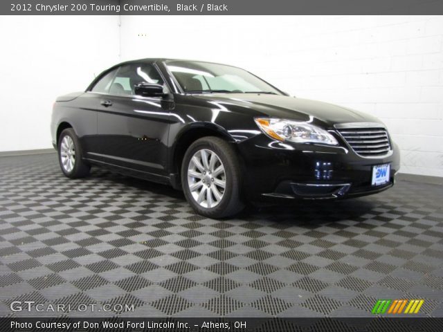 2012 Chrysler 200 Touring Convertible in Black