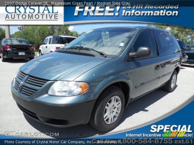 2007 Dodge Caravan SE in Magnesium Green Pearl