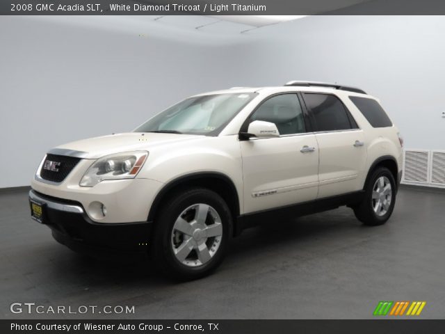 2008 GMC Acadia SLT in White Diamond Tricoat