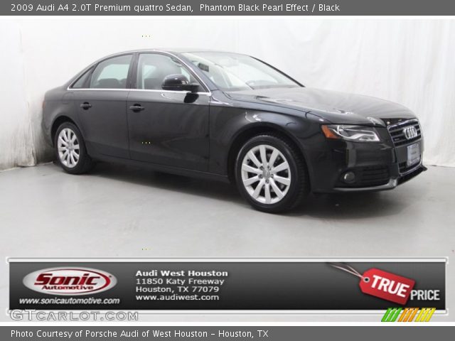 2009 Audi A4 2.0T Premium quattro Sedan in Phantom Black Pearl Effect