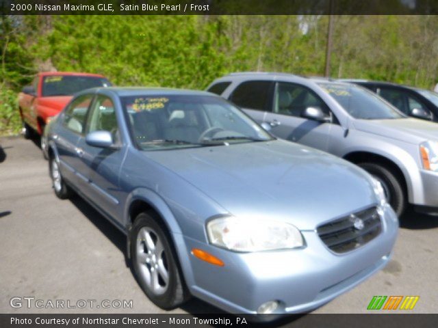 2000 Nissan Maxima GLE in Satin Blue Pearl