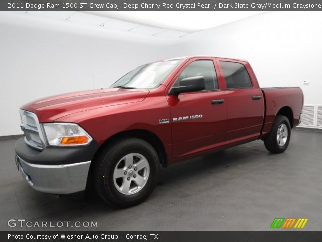 2011 Dodge Ram 1500 ST Crew Cab in Deep Cherry Red Crystal Pearl