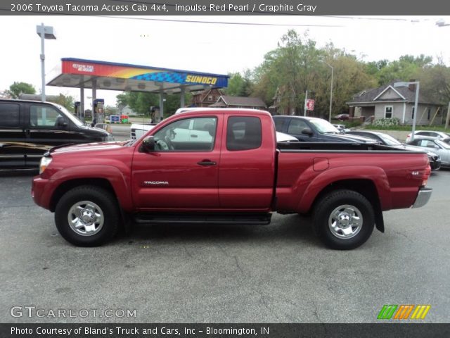 2006 Toyota Tacoma Access Cab 4x4 in Impulse Red Pearl