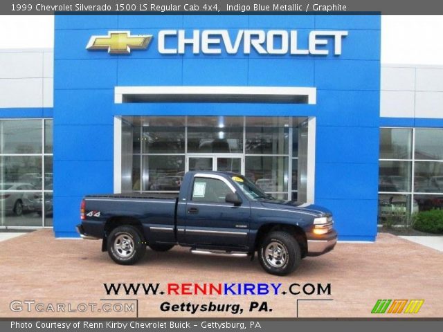 1999 Chevrolet Silverado 1500 LS Regular Cab 4x4 in Indigo Blue Metallic