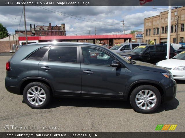 2014 Kia Sorento EX V6 AWD in Sage Green