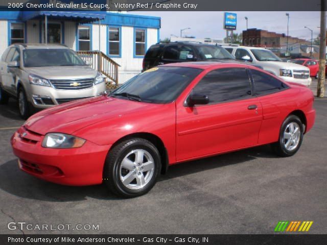 2005 Chevrolet Cavalier LS Coupe in Victory Red
