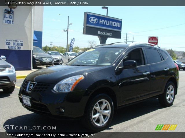 2010 Nissan Rogue SL AWD in Wicked Black