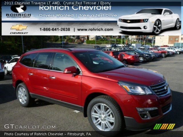 2013 Chevrolet Traverse LT AWD in Crystal Red Tintcoat