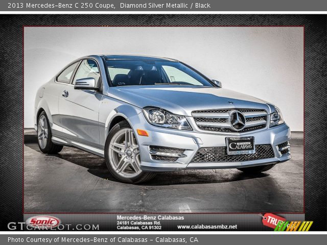 2013 Mercedes-Benz C 250 Coupe in Diamond Silver Metallic