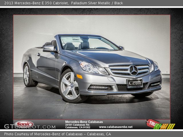 2013 Mercedes-Benz E 350 Cabriolet in Palladium Silver Metallic