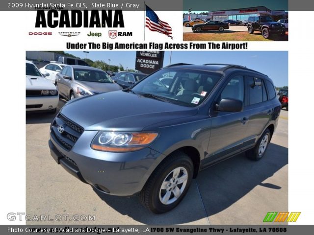 2009 Hyundai Santa Fe GLS in Slate Blue