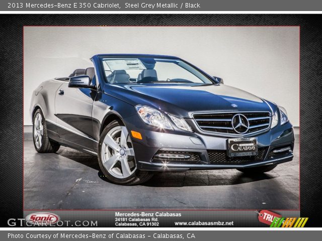 2013 Mercedes-Benz E 350 Cabriolet in Steel Grey Metallic