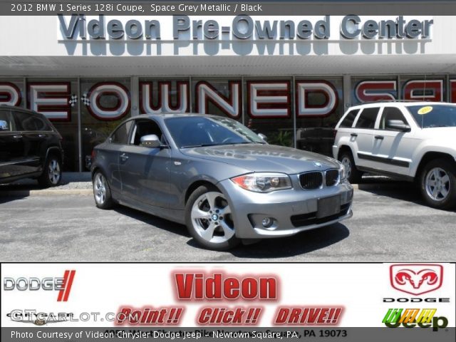 2012 BMW 1 Series 128i Coupe in Space Grey Metallic