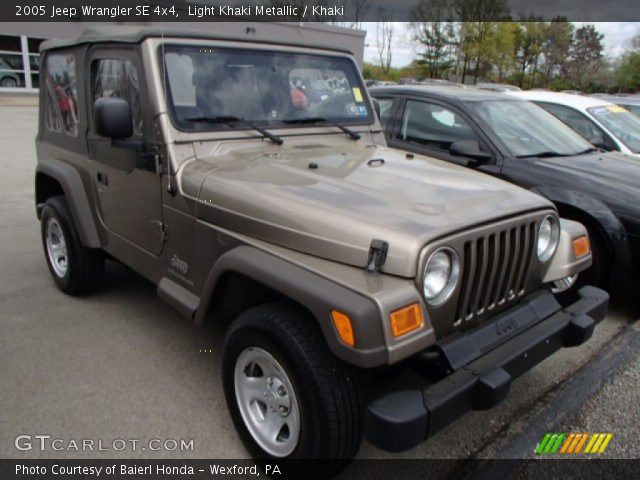 2005 Jeep Wrangler SE 4x4 in Light Khaki Metallic