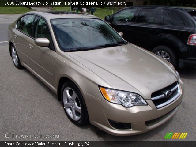 2008 Subaru Legacy 2.5i Sedan in Harvest Gold Metallic