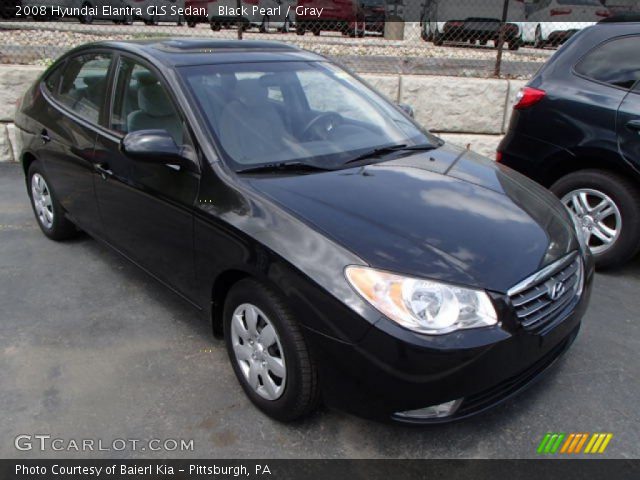 2008 Hyundai Elantra GLS Sedan in Black Pearl